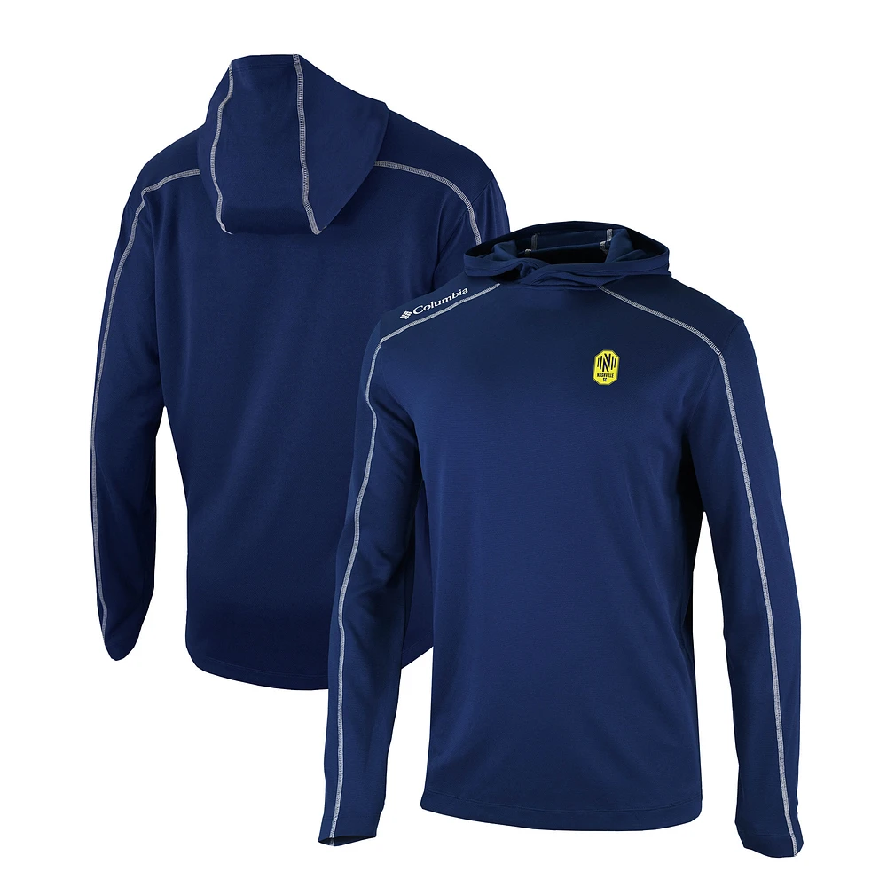 Men's Columbia Navy Nashville SC Omni-Wick Shotgun Pullover Hoodie