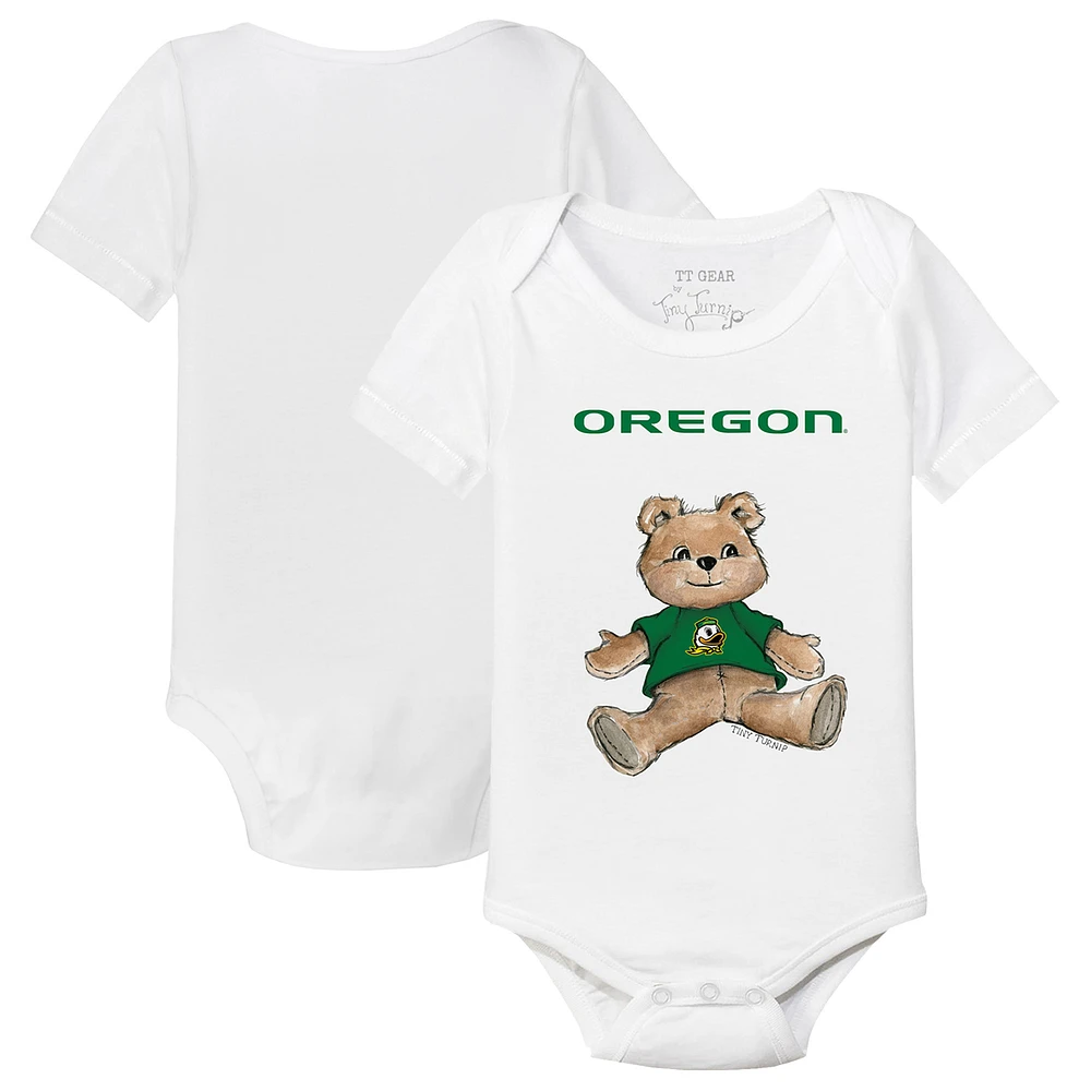 Infant Tiny Turnip Oregon Ducks Teddy Bodysuit