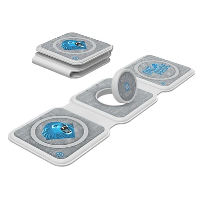 Keyscaper White Detroit Lions 3-in-1 Foldable Charger
