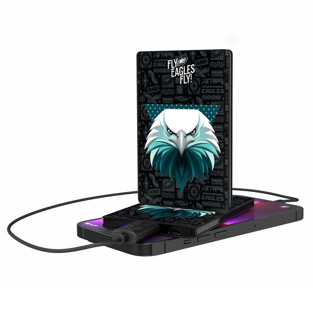 Keyscaper Black Philadelphia Eagles 2500 mAh Illustrated Credit Card Powerbank
