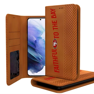 Keyscaper Brown San Francisco 49ers Galaxy Folio Case
