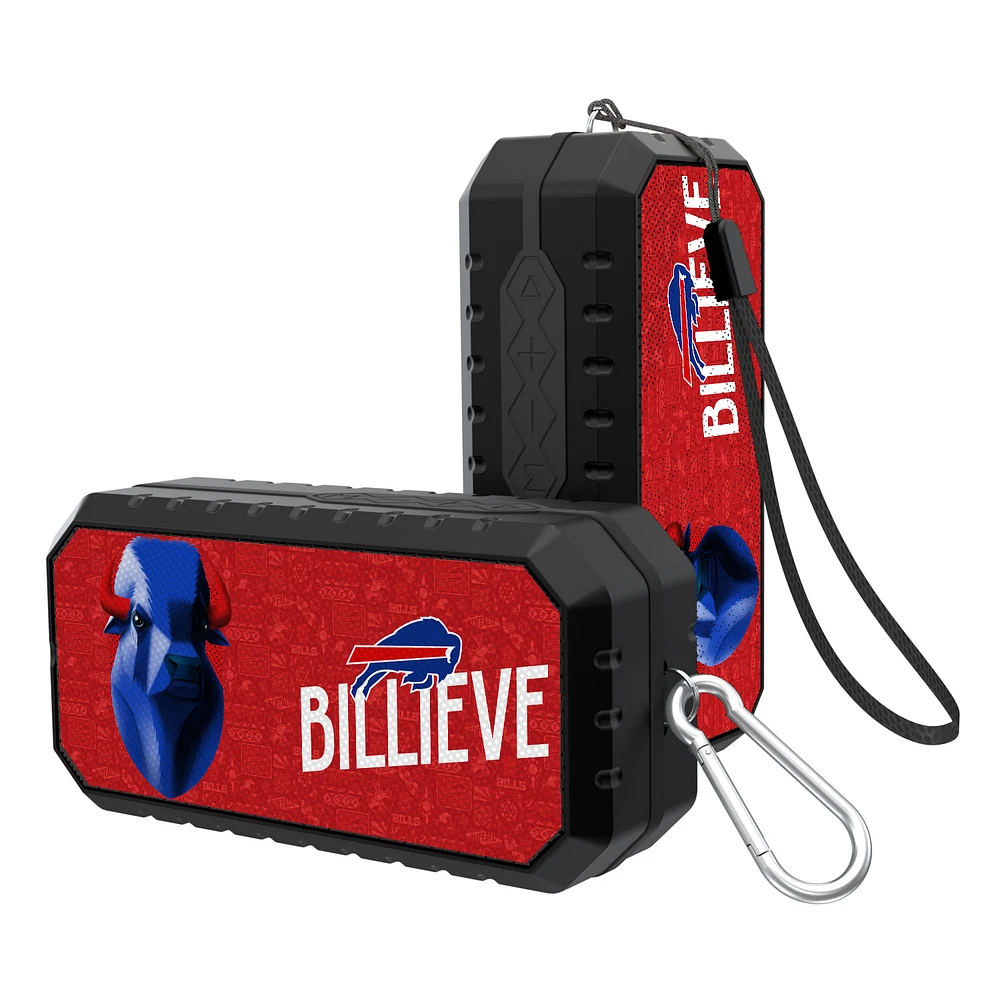 Keyscaper Black Buffalo Bills Water Resistant Bluetooth Speaker
