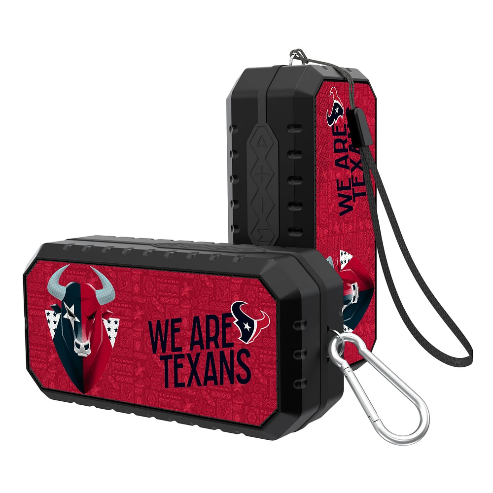Keyscaper Black Houston Texans Water Resistant Bluetooth Speaker