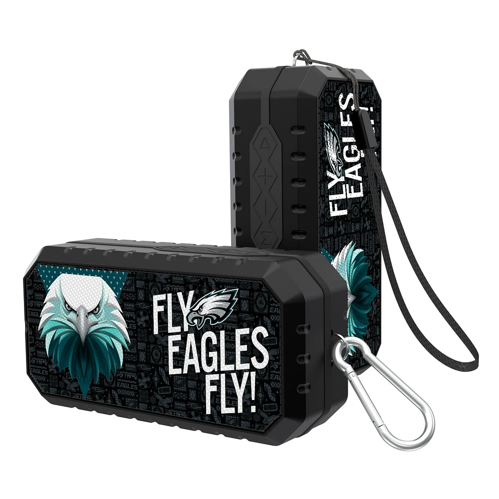 Keyscaper Black Philadelphia Eagles Water Resistant Bluetooth Speaker
