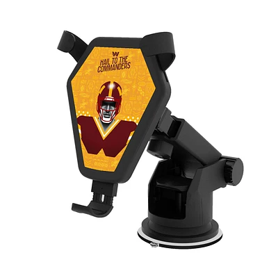 Keyscaper Black Washington Commanders Wireless Car Charger
