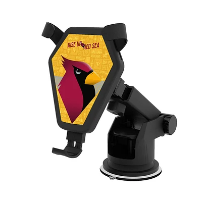 Keyscaper Black Arizona Cardinals Wireless Car Charger