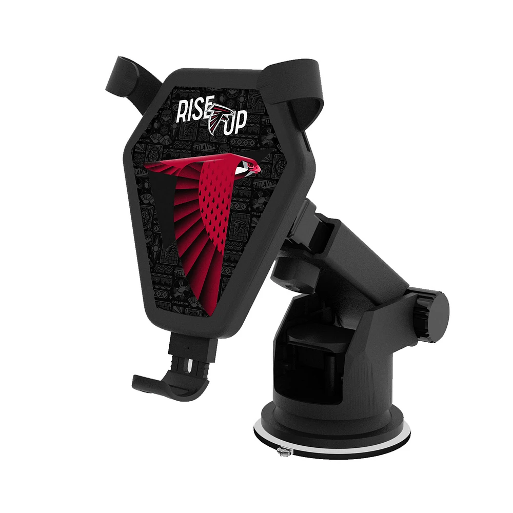 Keyscaper Black Atlanta Falcons Wireless Car Charger