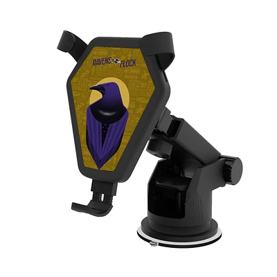 Keyscaper Black Baltimore Ravens Wireless Car Charger
