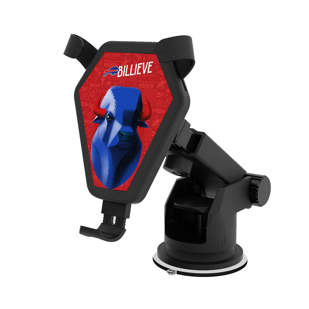 Keyscaper Black Buffalo Bills Wireless Car Charger