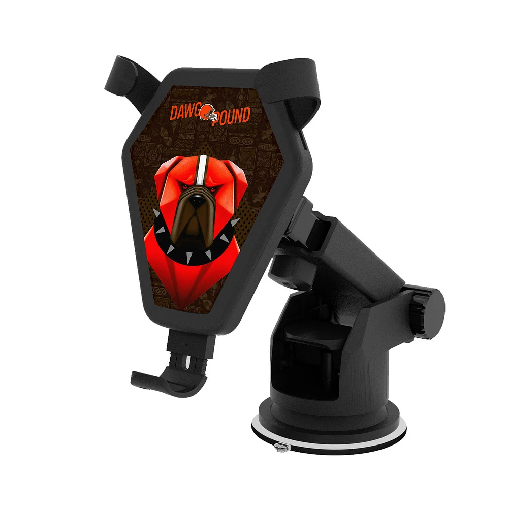 Keyscaper Black Cleveland Browns Wireless Car Charger