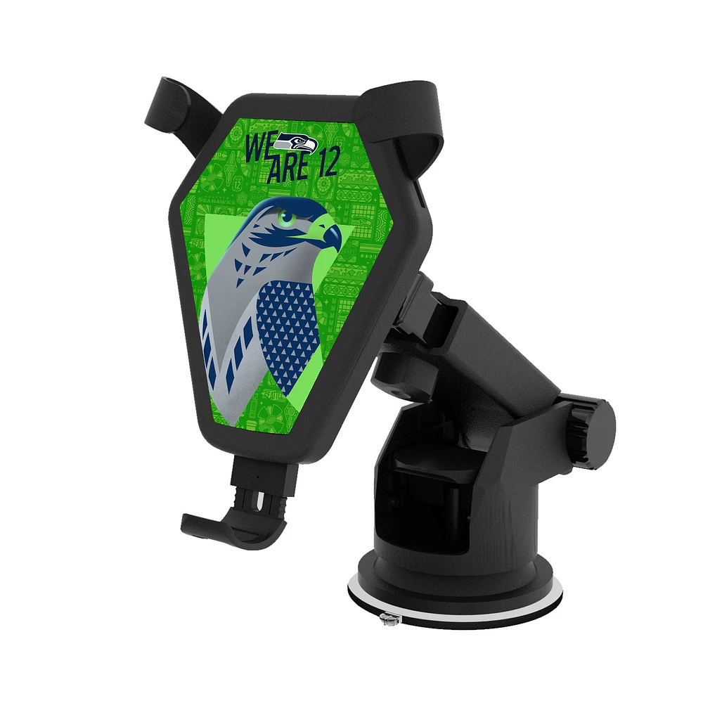 Keyscaper Black Seattle Seahawks Wireless Car Charger
