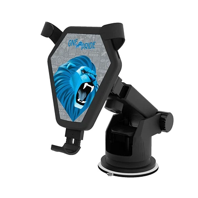 Keyscaper Black Detroit Lions Wireless Car Charger