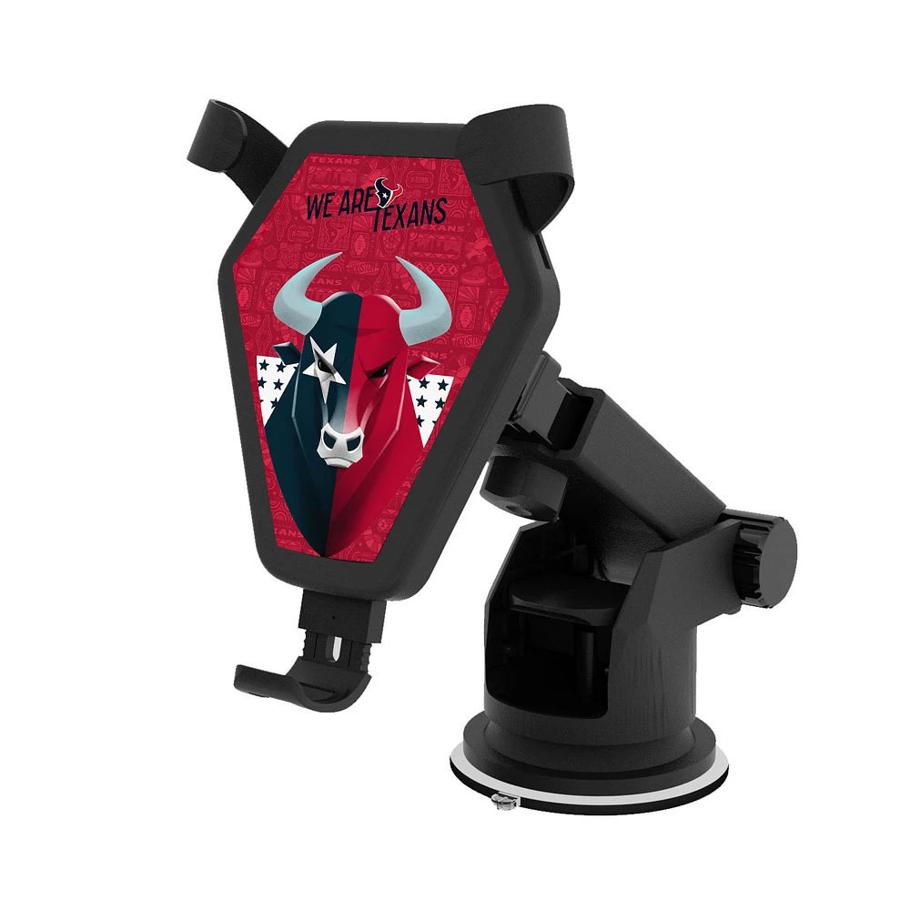 Keyscaper Black Houston Texans Wireless Car Charger