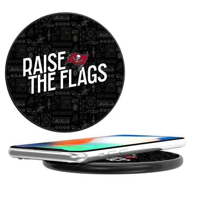 Keyscaper Black Tampa Bay Buccaneers Illustrated Wireless Charger