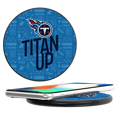 Keyscaper Black Tennessee Titans Illustrated Wireless Charger