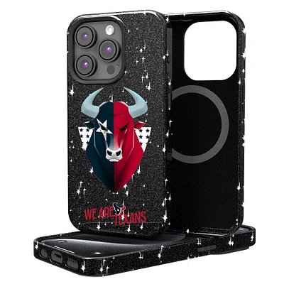 Keyscaper Black Houston Texans 2024 Illustrated Limited Edition Bling iPhone Case