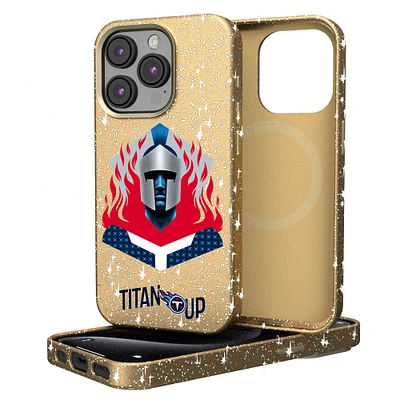 Keyscaper Gold Tennessee Titans 2024 Illustrated Limited Edition Bling iPhone Case