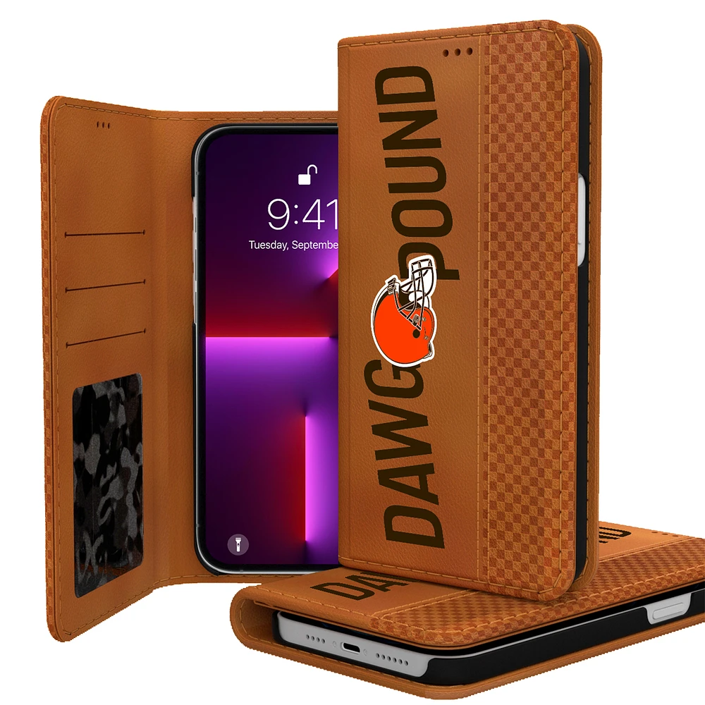 Keyscaper Brown Cleveland Browns iPhone Folio Case