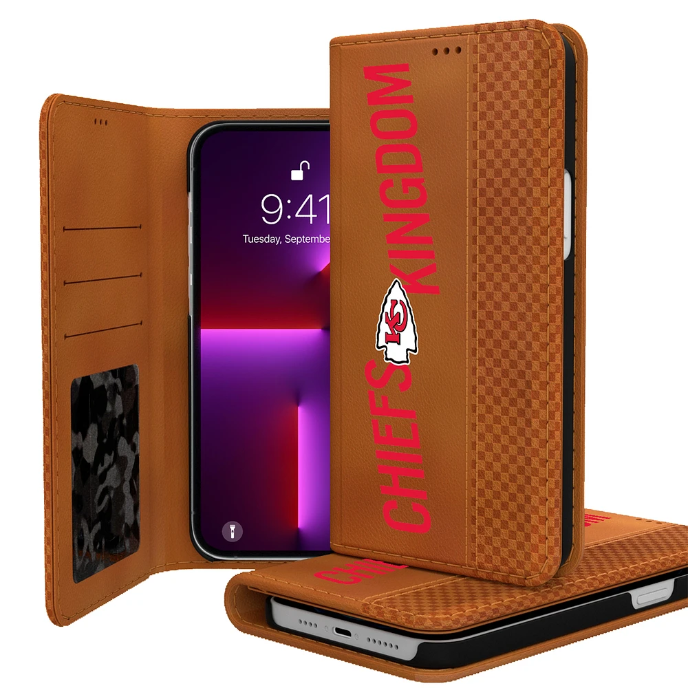 Keyscaper Brown Kansas City Chiefs iPhone Folio Case