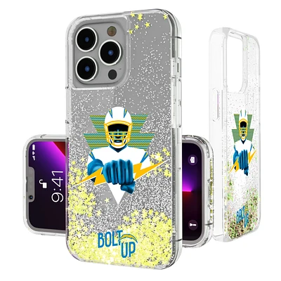 Keyscaper Los Angeles Chargers iPhone Glitter Case