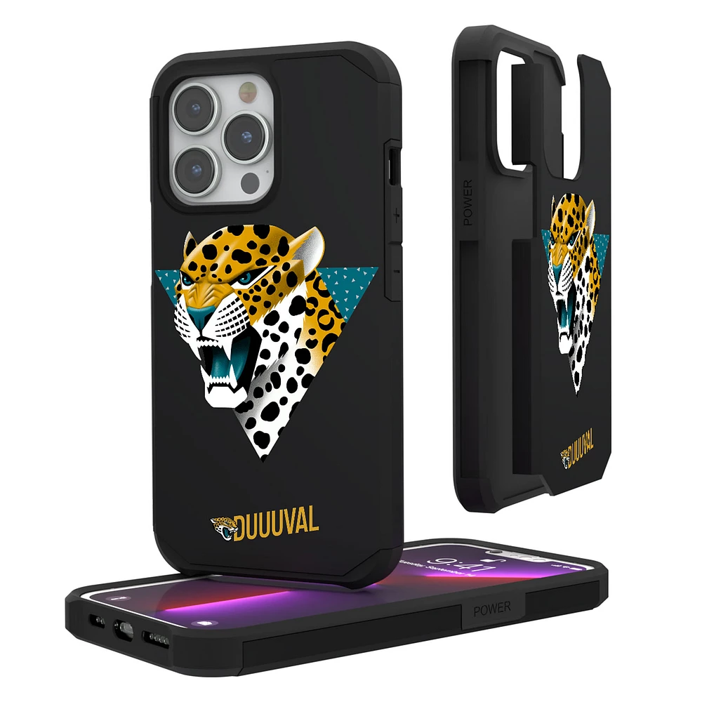 Keyscaper Black Jacksonville Jaguars iPhone Rugged Case