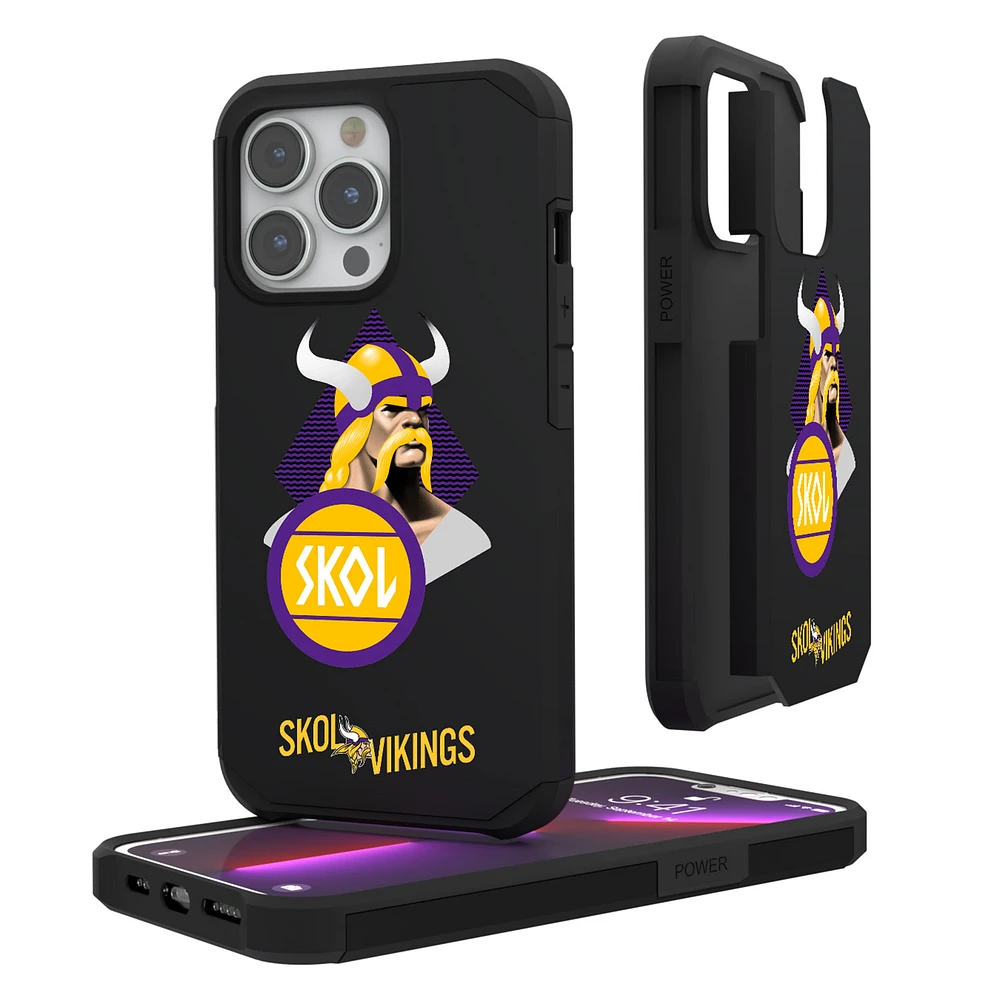 Keyscaper Black Minnesota Vikings iPhone Rugged Case