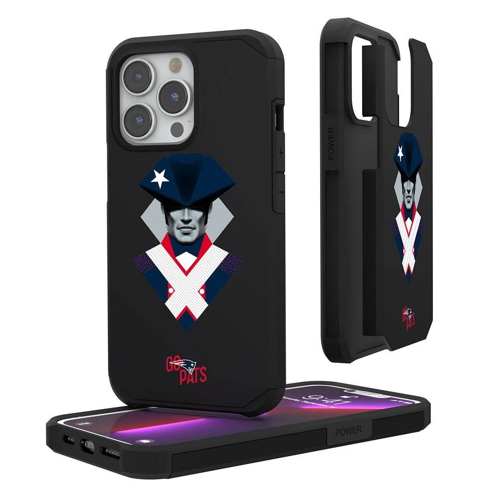 Keyscaper Black New England Patriots iPhone Rugged Case