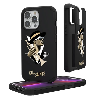 Keyscaper Black New Orleans Saints iPhone Rugged Case
