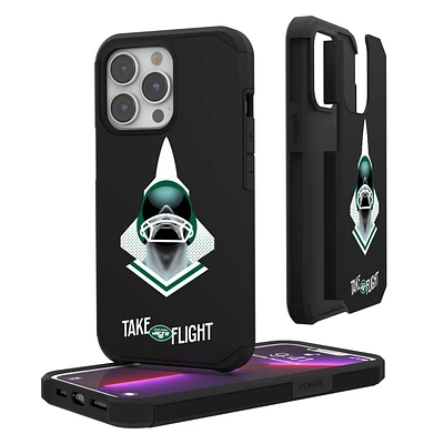 Keyscaper Black New York Jets iPhone Rugged Case