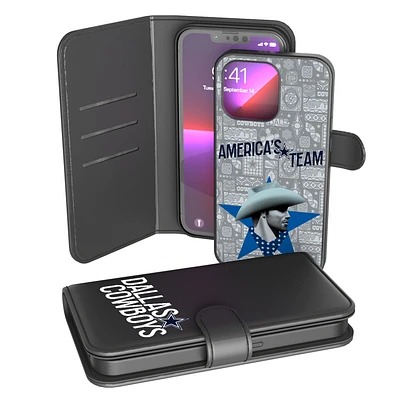 Keyscaper Black Dallas Cowboys iPhone Wallet Case