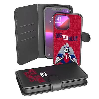Keyscaper Black New York Giants iPhone Wallet Case