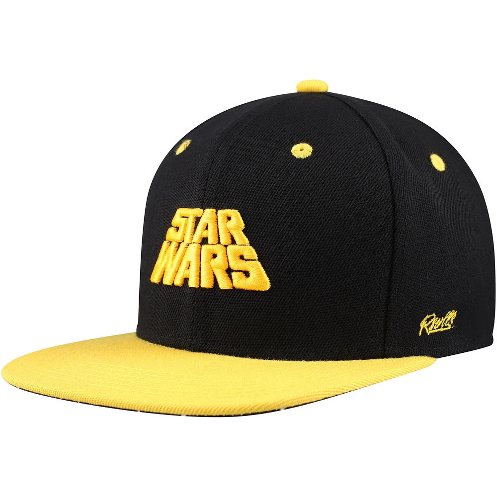 Unisex RSVLTS Black Star Wars Far, Far Away Snapback Hat