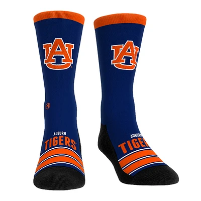 Unisex Rock Em Socks Auburn Tigers Gametime Stripe Crew