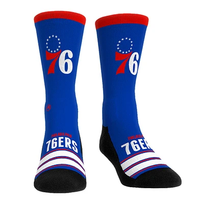 Unisex Rock Em Socks Philadelphia 76ers Gametime Stripe Crew