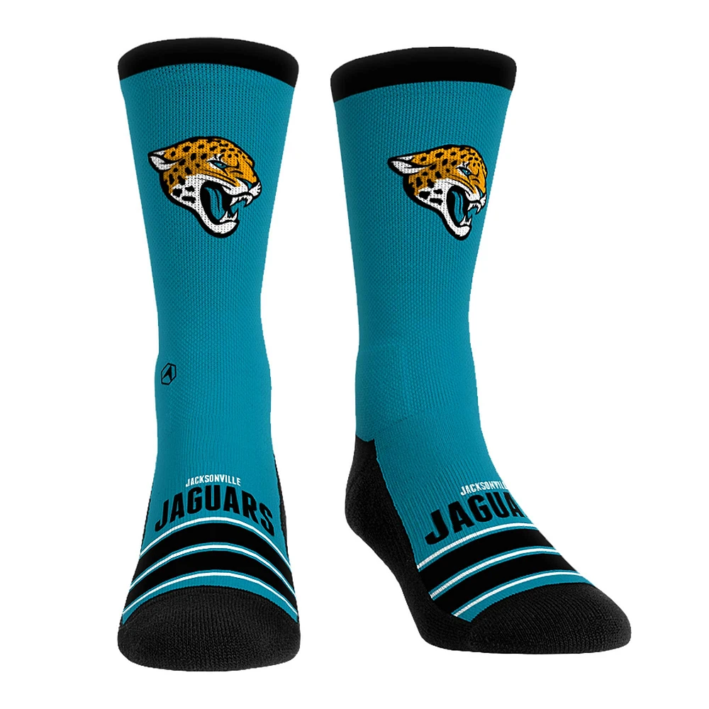 Unisex Rock Em Socks Jacksonville Jaguars Gametime Stripe Crew