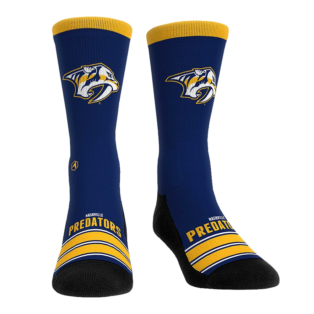 Unisex Rock Em Socks Nashville Predators Gametime Stripe Crew