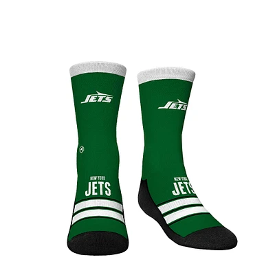 Youth Rock Em Socks New York Jets Gametime Stripe Crew Socks