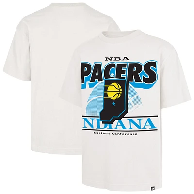 Men's '47 White Indiana Pacers City Edition Shifty Foundation T-Shirt