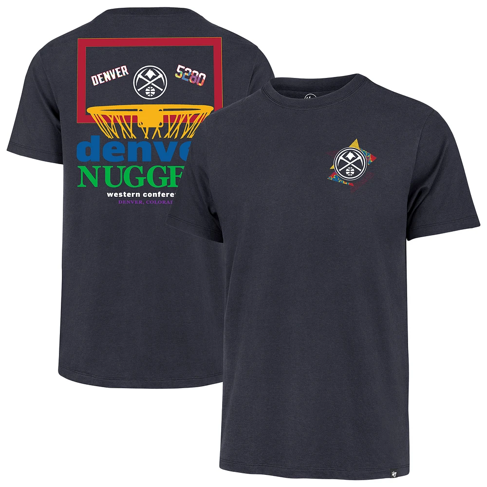 Men's '47 Blue Denver Nuggets City Edition Backboard T-Shirt