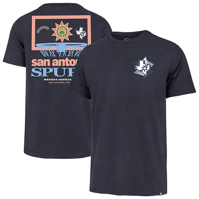 Men's '47 Navy San Antonio Spurs City Edition Backboard T-Shirt