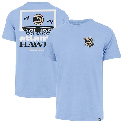 Men's '47 Light Blue Atlanta Hawks City Edition Backboard T-Shirt