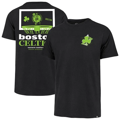 Men's '47 Black Boston Celtics City Edition Backboard T-Shirt