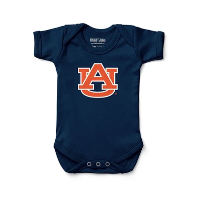 Infant Chad & Jake Navy Auburn Tigers Primary Logo Bodysuit