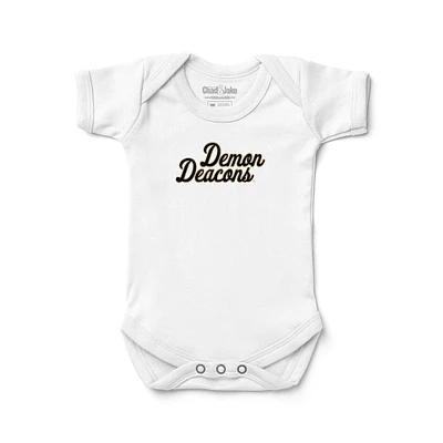 Infant Chad & Jake Wake Forest Demon Deacons Wordmark Bodysuit
