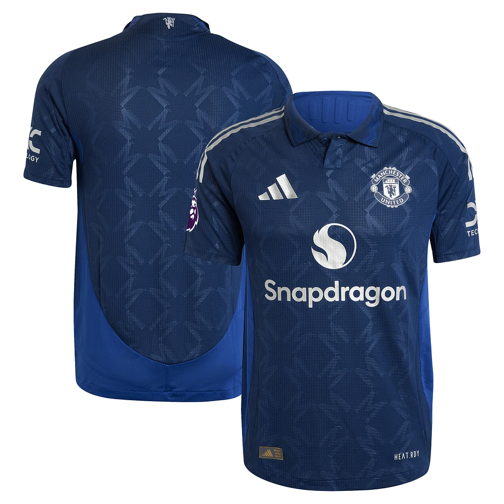 Men's adidas Navy Manchester United 2024/25 Away Authentic Jersey