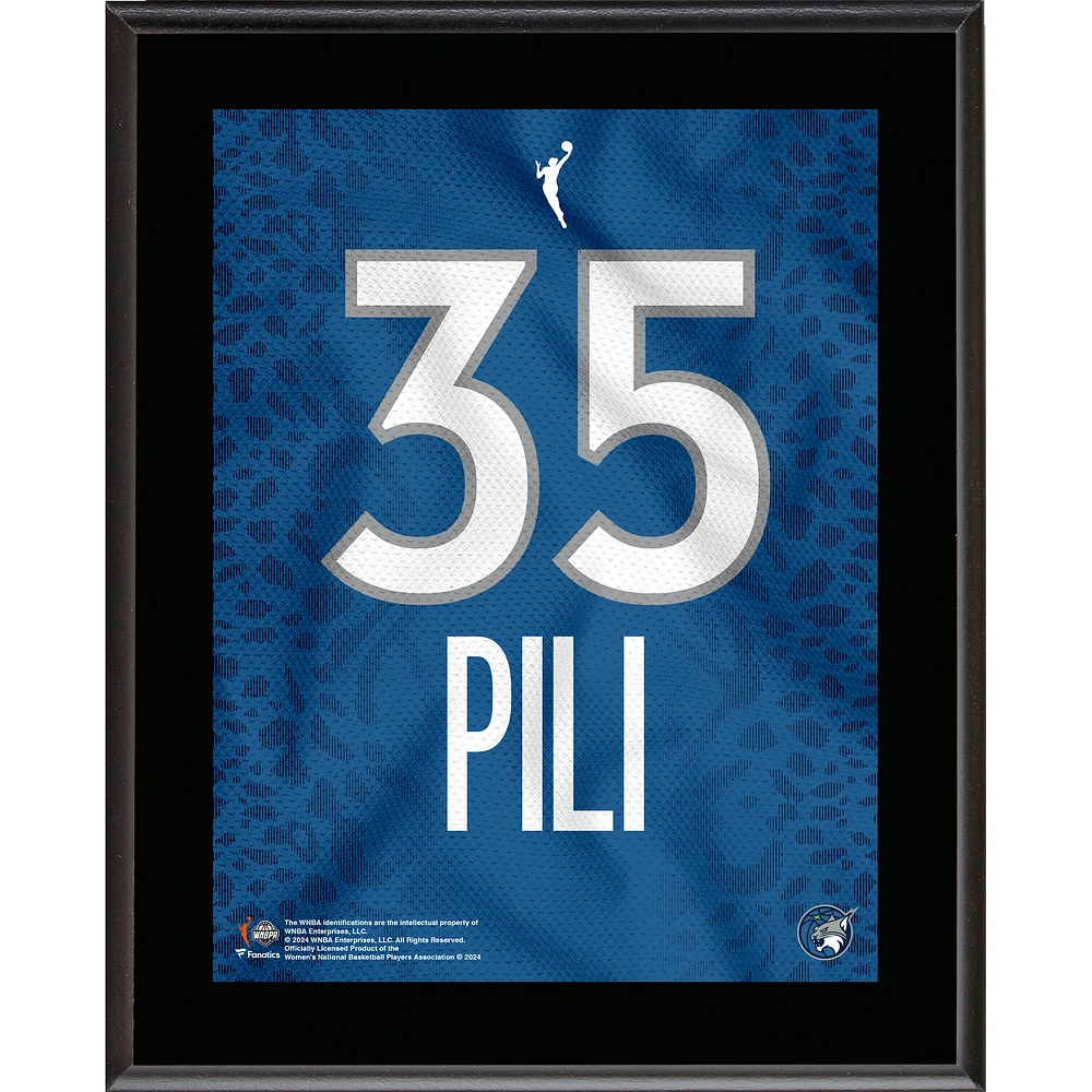 Alissa Pili Minnesota Lynx 10.5" x 13" Jersey Number Sublimated Player Plaque