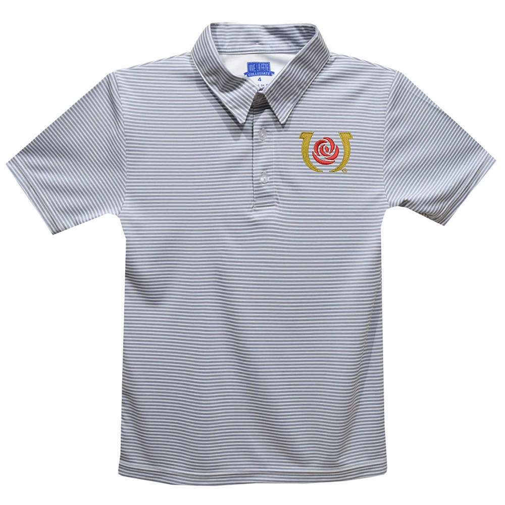 Youth Vive La Fete Gray Kentucky Derby Pencil Stripe