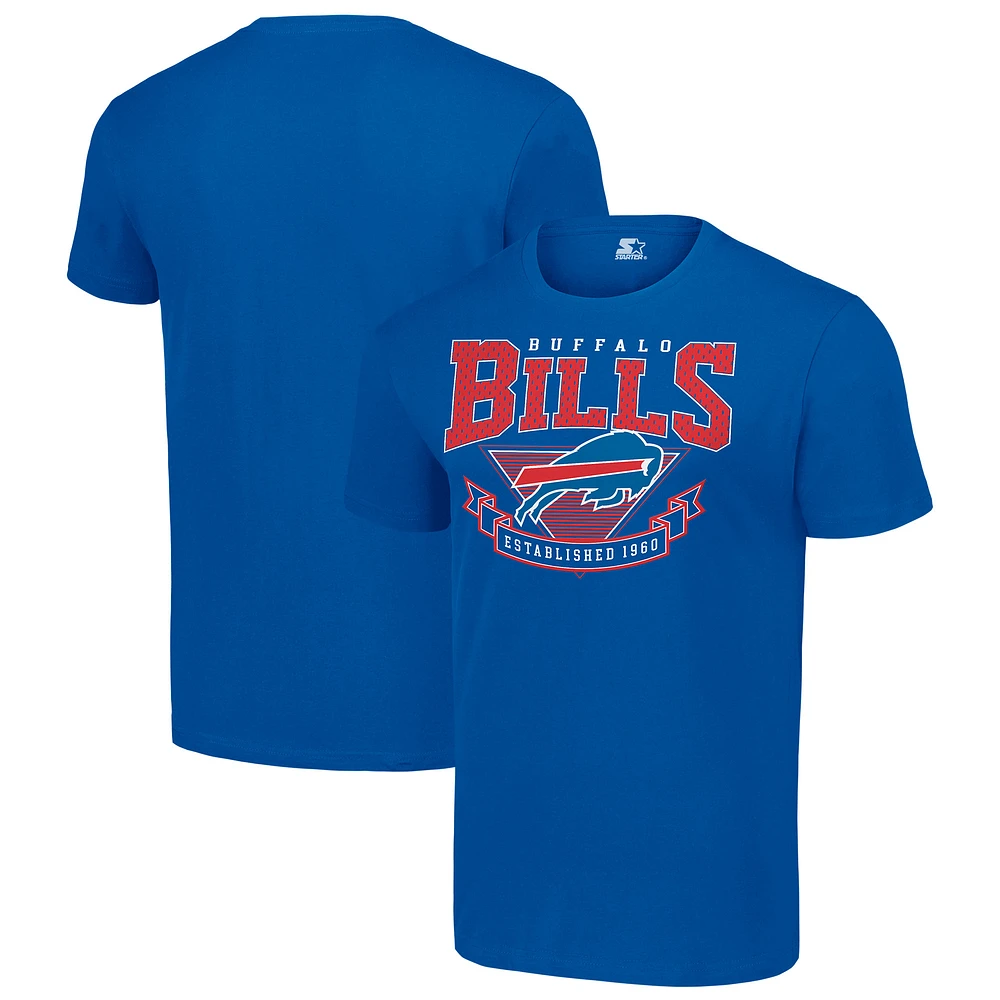 Men's Starter Royal Buffalo Bills 80s Inspired Team Logo T-Shirt