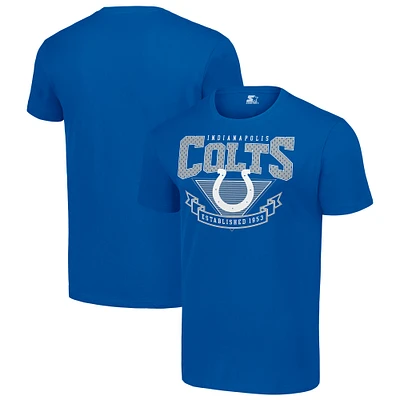 Men's Starter Royal Indianapolis Colts 80s Inspired Team Logo T-Shirt