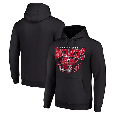 Men's Starter Black Tampa Bay Buccaneers ‘80s Inspired Pullover Hoodie